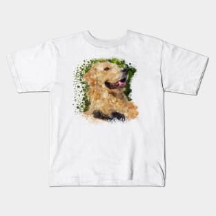 Golden Retriever dog Kids T-Shirt